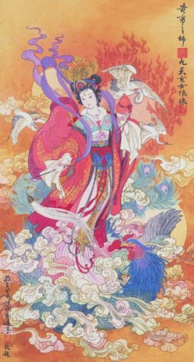 九天玄女神咒|九天玄女（中国古代神话中的女神）